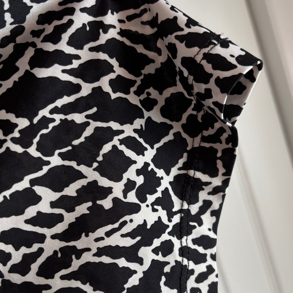 Jennie & Markus layered wrap Black and White Women's top sz xl - Picture 6 of 8